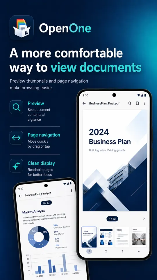 A document preview in OpenOne